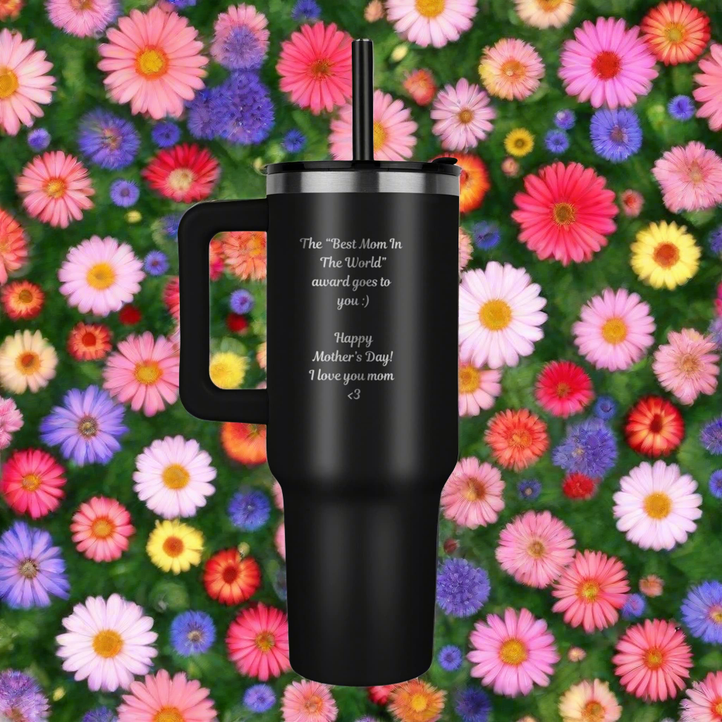 SteelFlow Tumbler (Mother’s Day Edition)- 40 oz Stainless Steel Tumbler