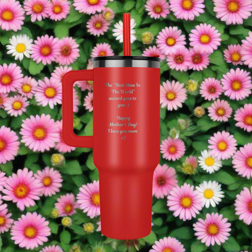 SteelFlow Tumbler (Mother’s Day Edition)- 40 oz Stainless Steel Tumbler