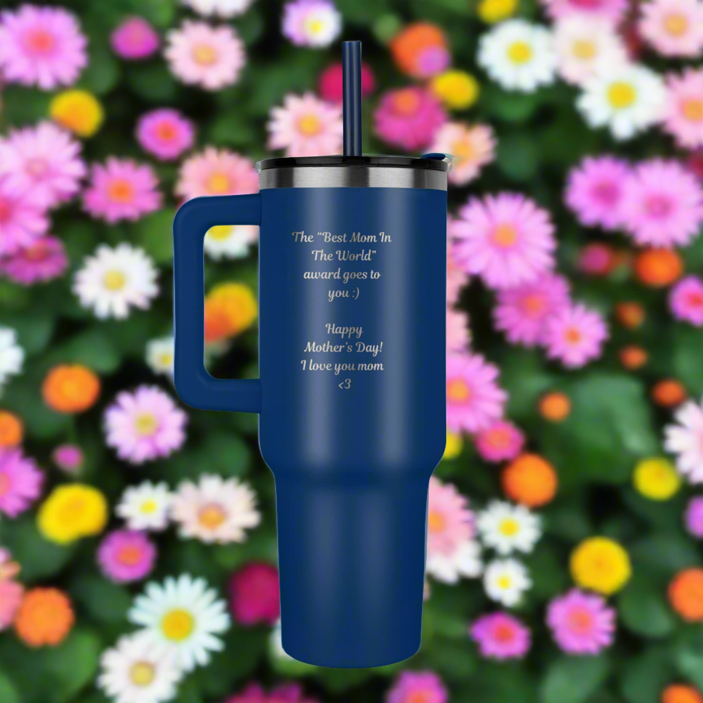 SteelFlow Tumbler (Mother’s Day Edition)- 40 oz Stainless Steel Tumbler