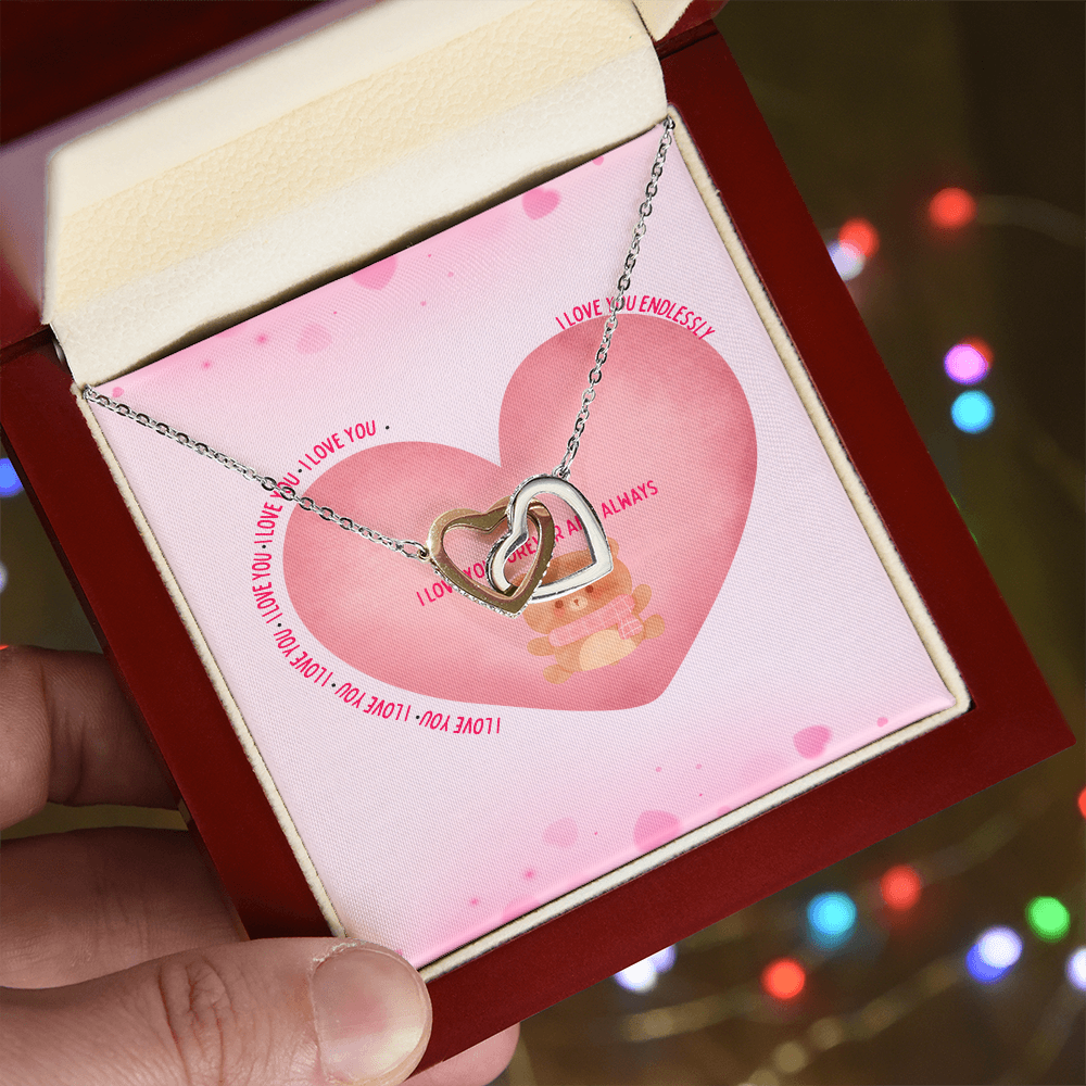 Interlocking Hearts Necklace – Elegant Jewelry for Every Occasion