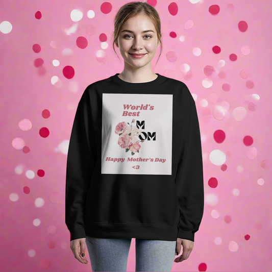 “Worlds Best Mom” - Unisex Crewneck Sweater