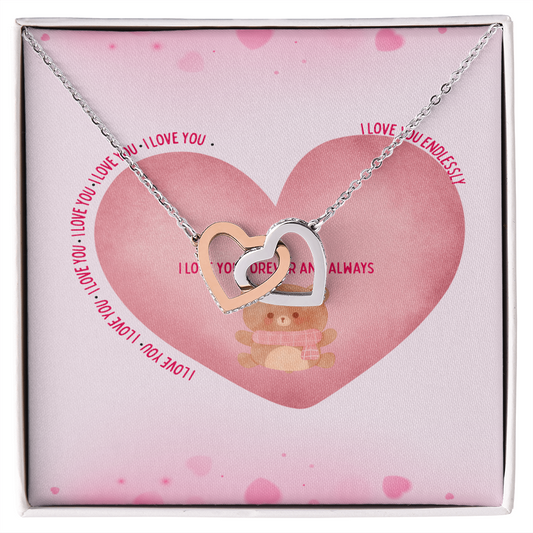 Interlocking Hearts Necklace – Elegant Jewelry for Every Occasion
